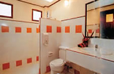 Bathroom in A/C Bungalow, Good Days Lanta Chalet & Resort, Koh Lanta, Krabi Thailand